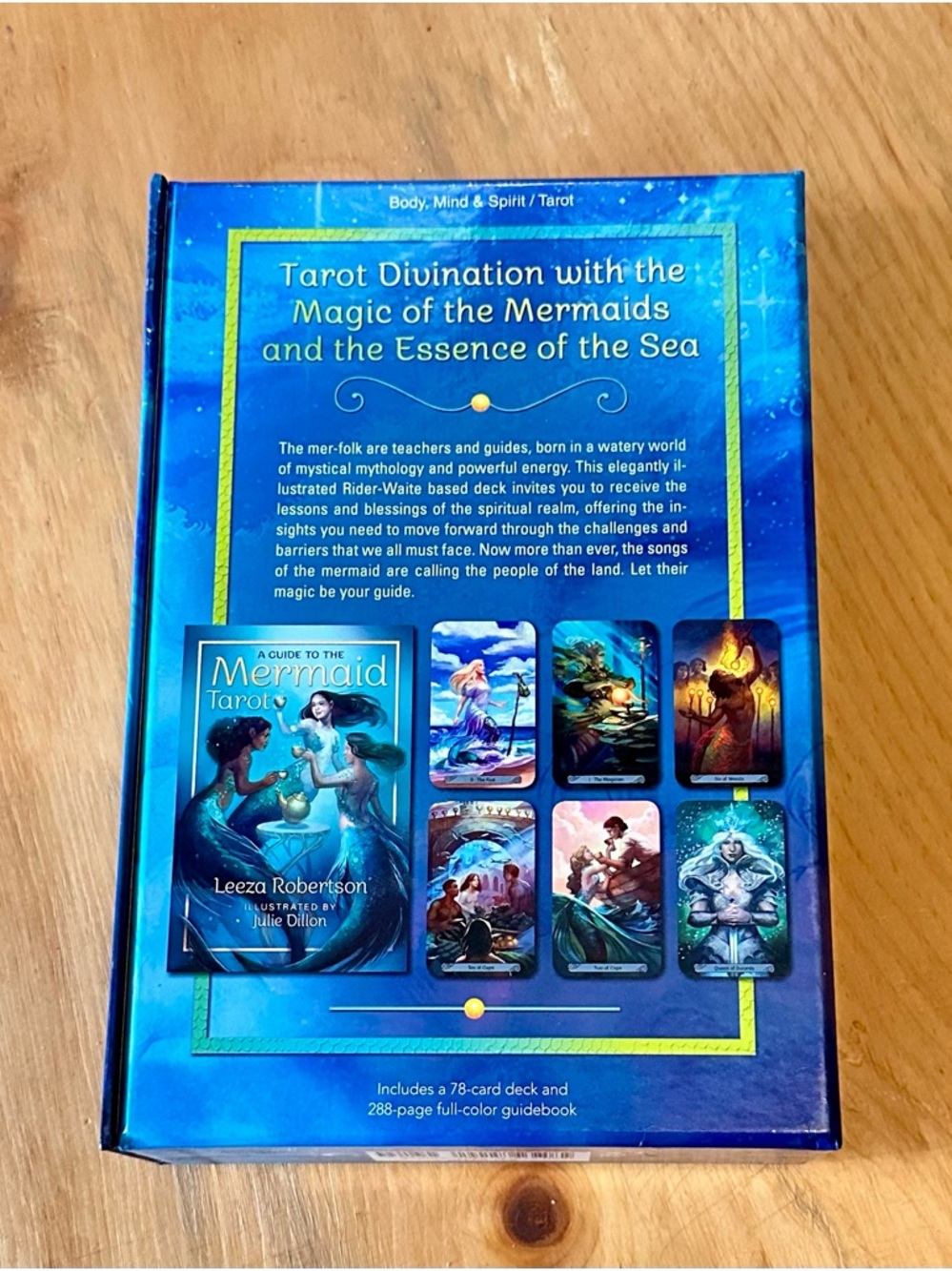 New Mermaid Tarot Card Book and Cards Gift Box - Picture 2 of 5